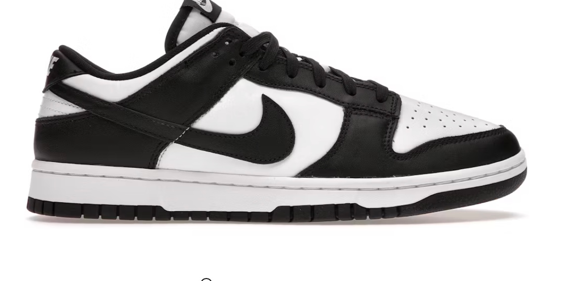 PANDA DUNK SIZE 6.5 DD1391-100